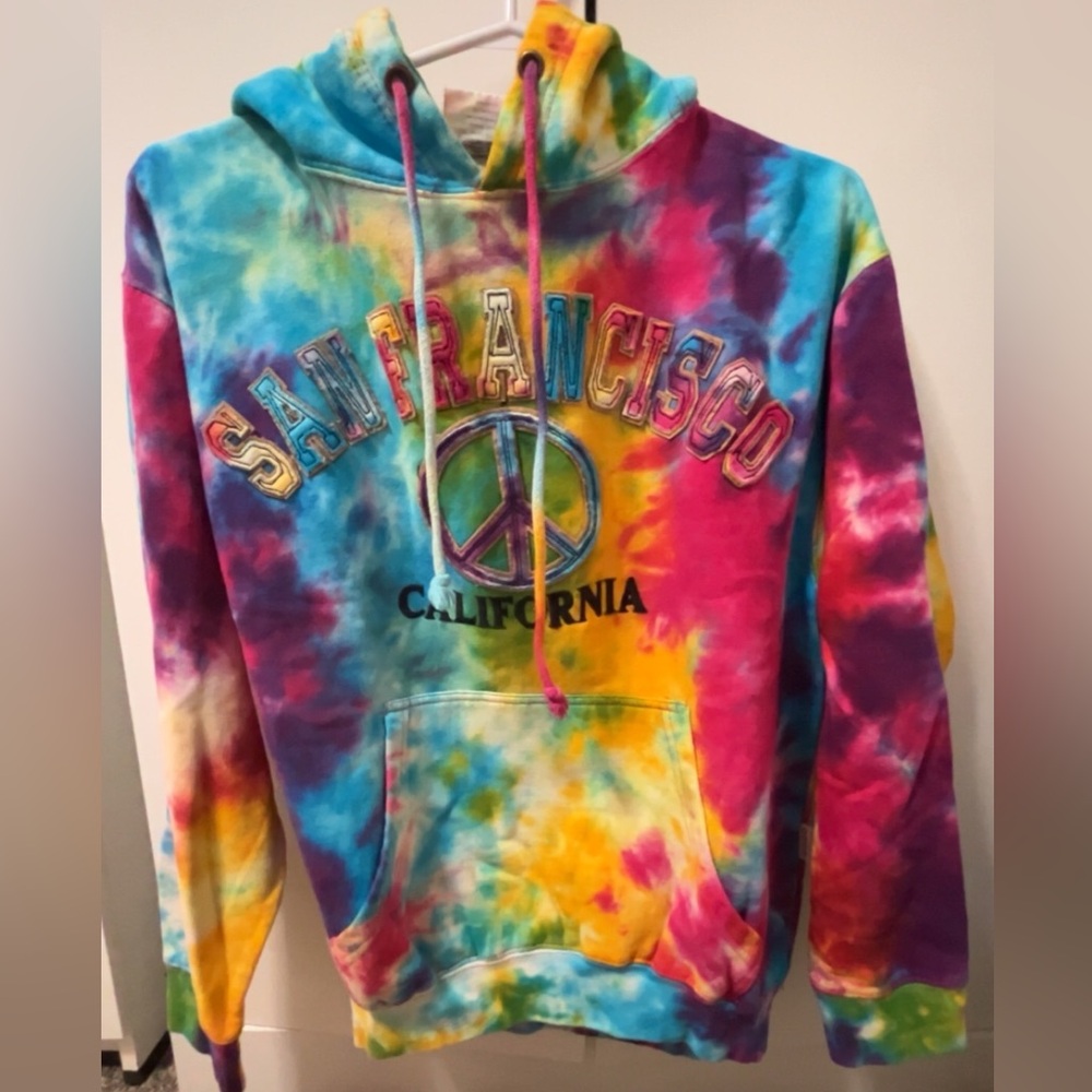 GOGO Multicolor Tie-Dye Hoodie SF